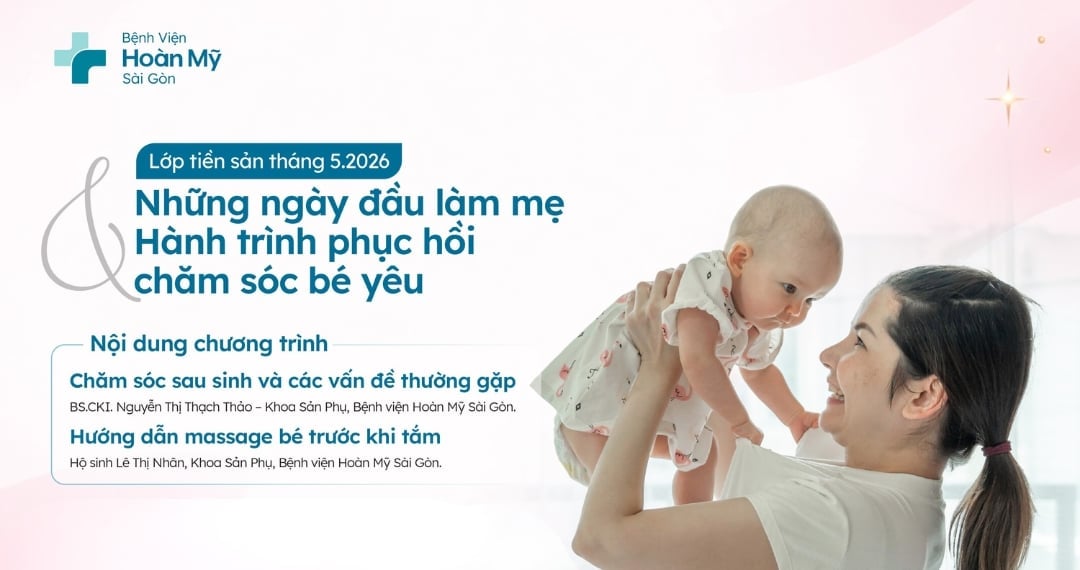 Lớp Tiền Sản tháng 05.2026: Những ngày đầu làm mẹ – Hành trình phục hồi và chăm sóc bé yêu